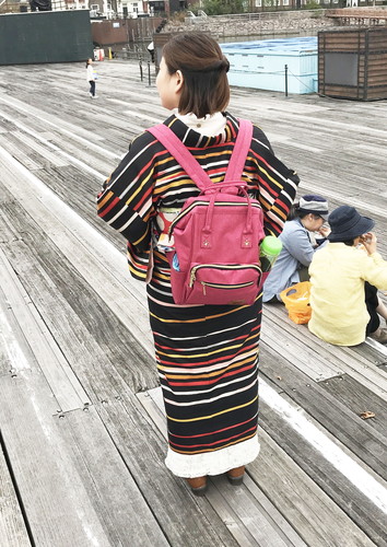 長崎旅行の着物コーデ