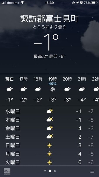 長野での田舎生活・・・寒さに耐えてます！(笑)